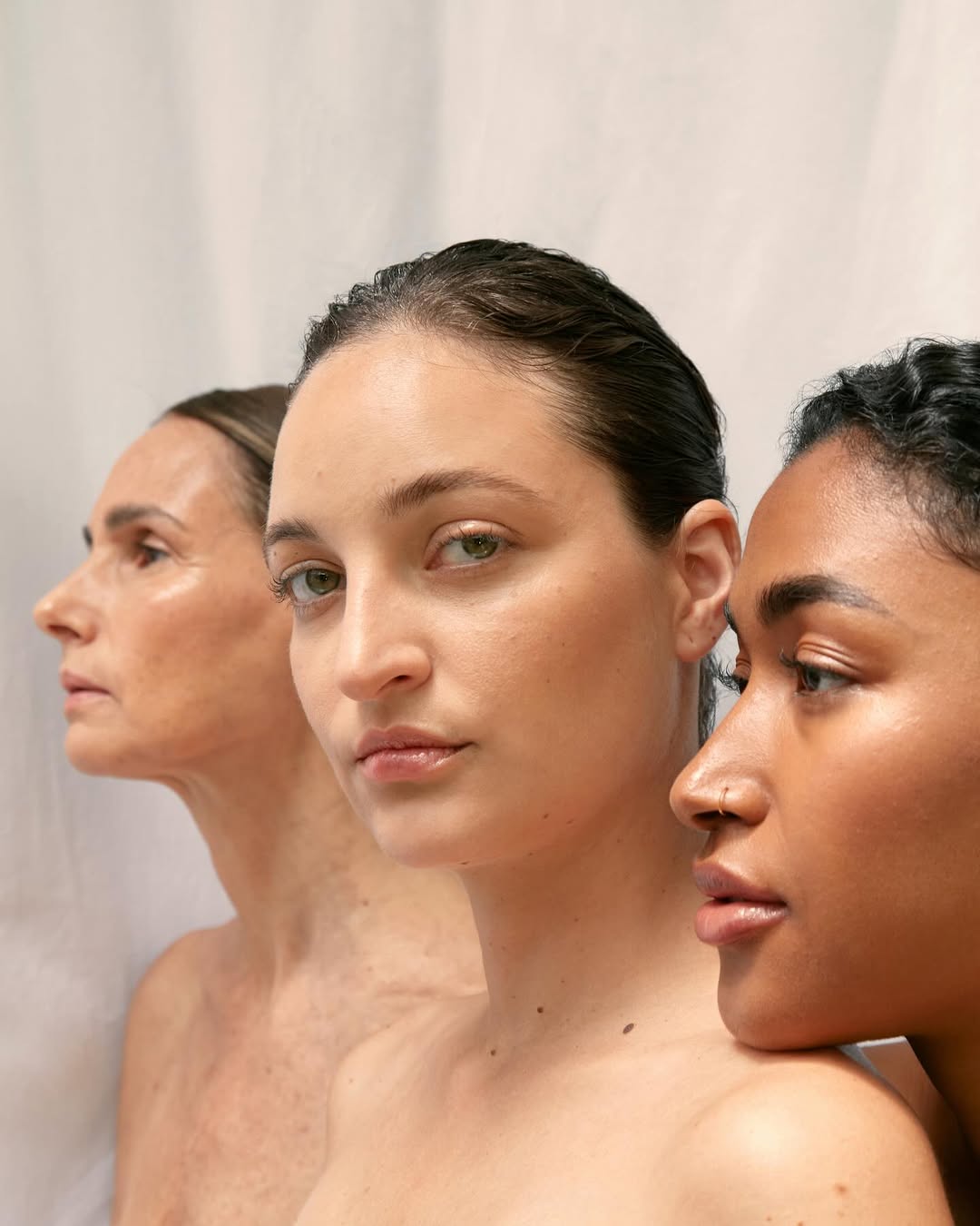 Mujer con cejas y maquillaje natural perfecto en Filigran Beauty Center